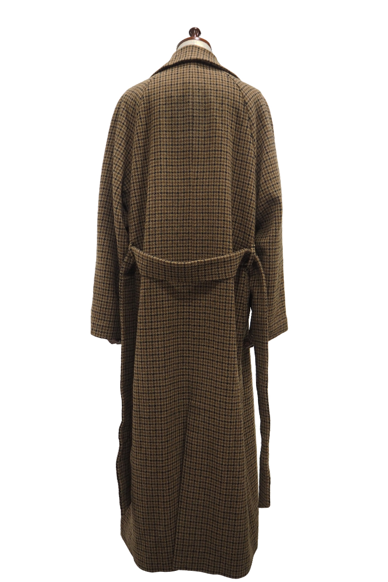 Checked Maxi Coat 詳細画像 Brown 2