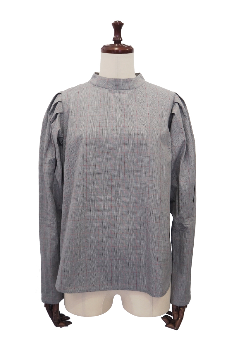 Standing Collar Blouse 詳細画像 Black 1
