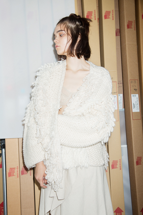 Patchwork Hand-knitted Cardigan