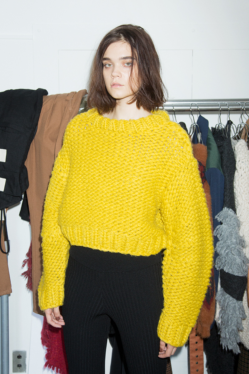 Purl Hand-Knit 詳細画像 Yellow 1