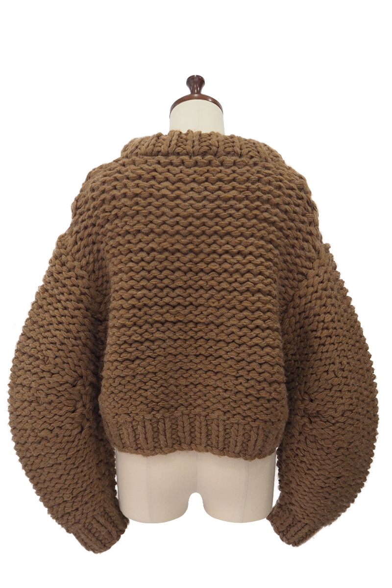 Purl Hand-Knit 詳細画像 Brown 1