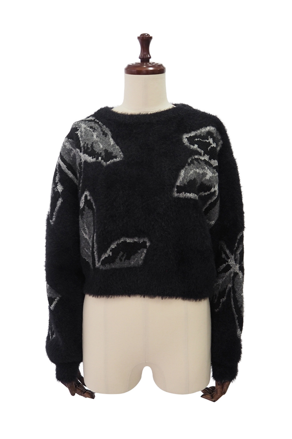 Flower Pullover Knit