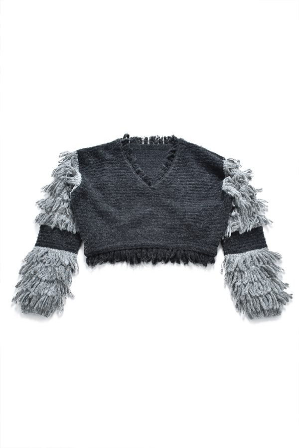 Fringe Knit Top