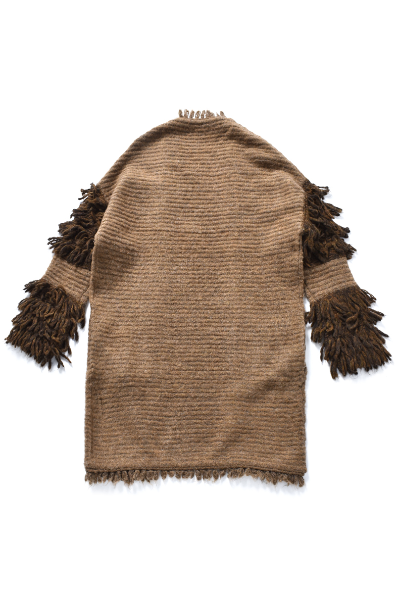 Fringe Knit Gown 詳細画像 Brown 2