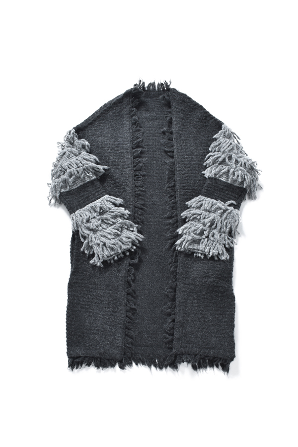 Fringe Knit Gown