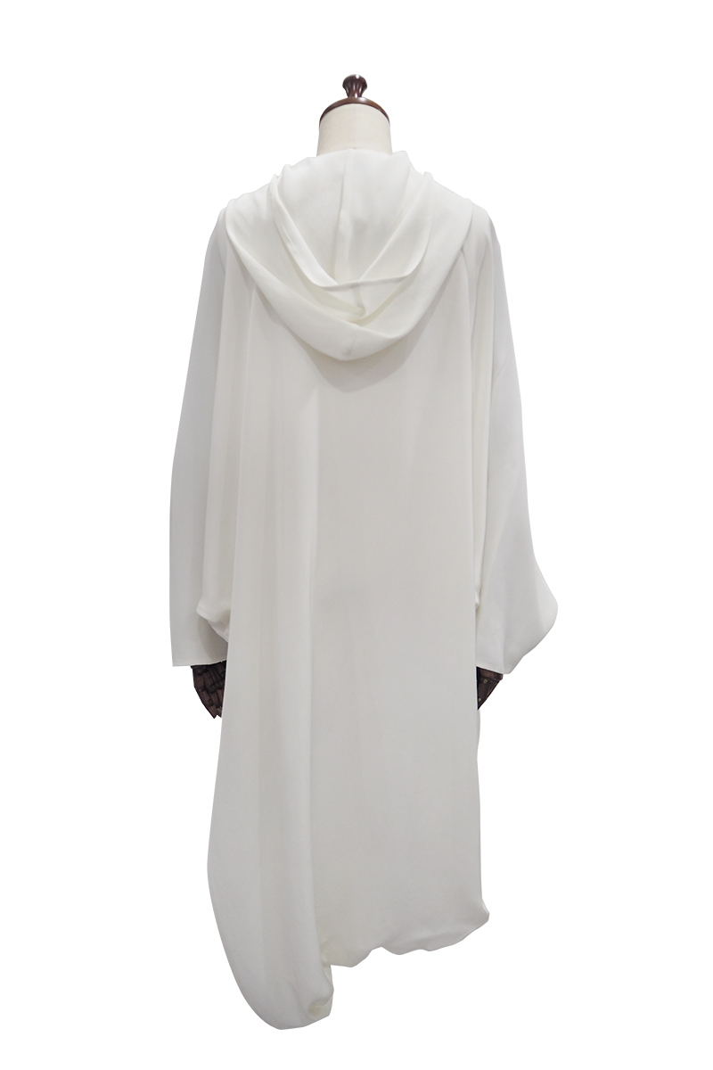 Silk Hoodie 詳細画像 White 2