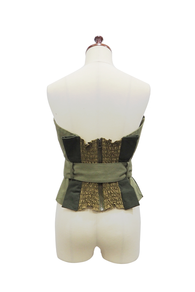Reborn Belted Top 詳細画像 Khaki 2