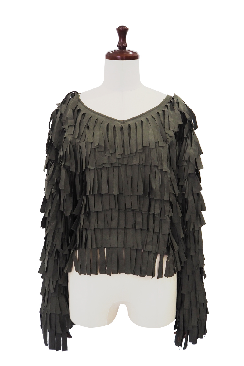 Fringe Tops 詳細画像 Khaki 1