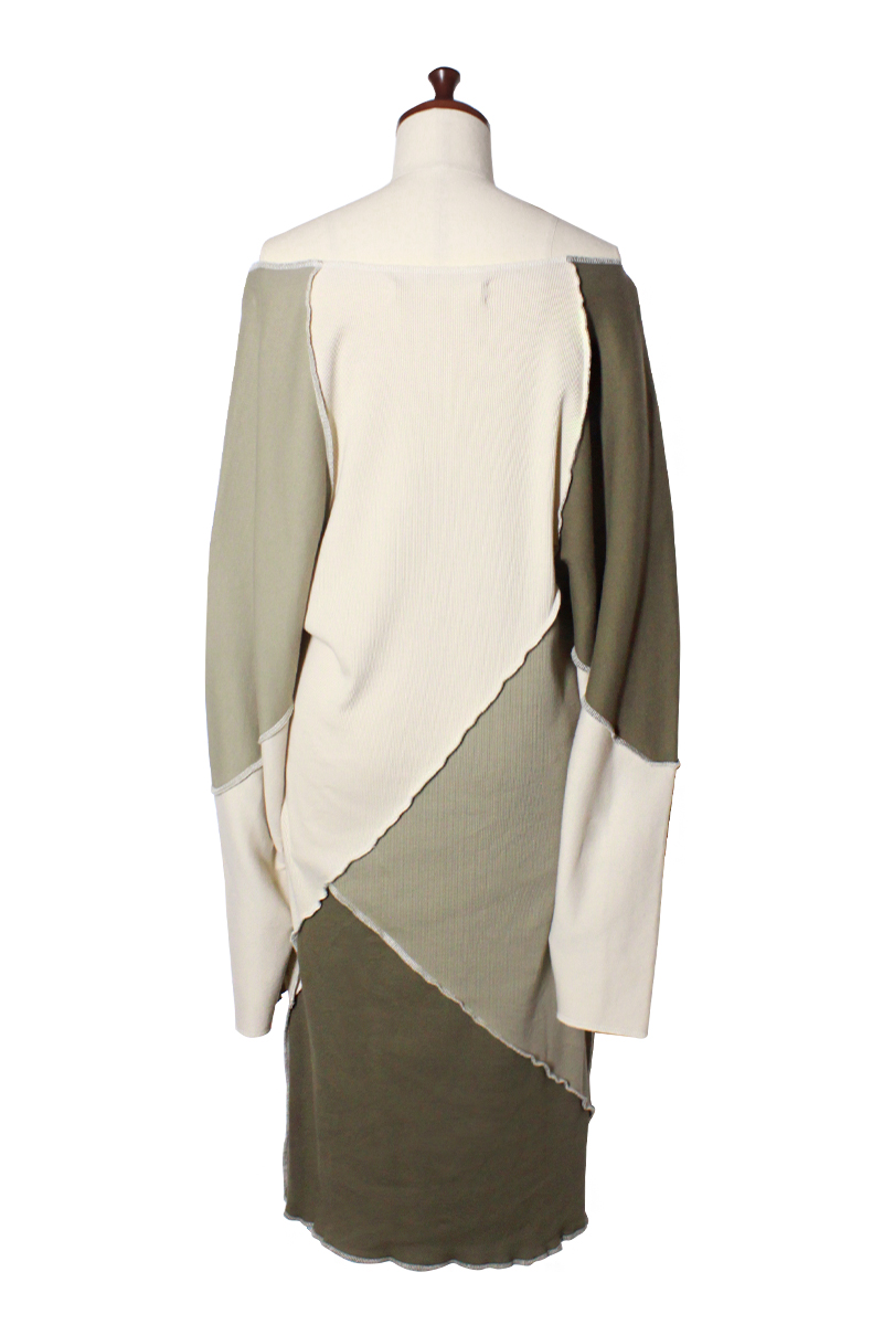 Patchwork Dress 詳細画像 Khaki 2