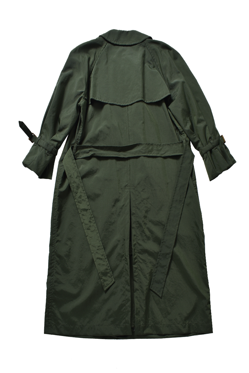 Nylon Trench Coat 詳細画像 Green 2
