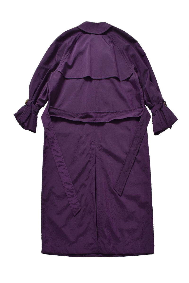 Nylon Trench Coat 詳細画像 Purple 2