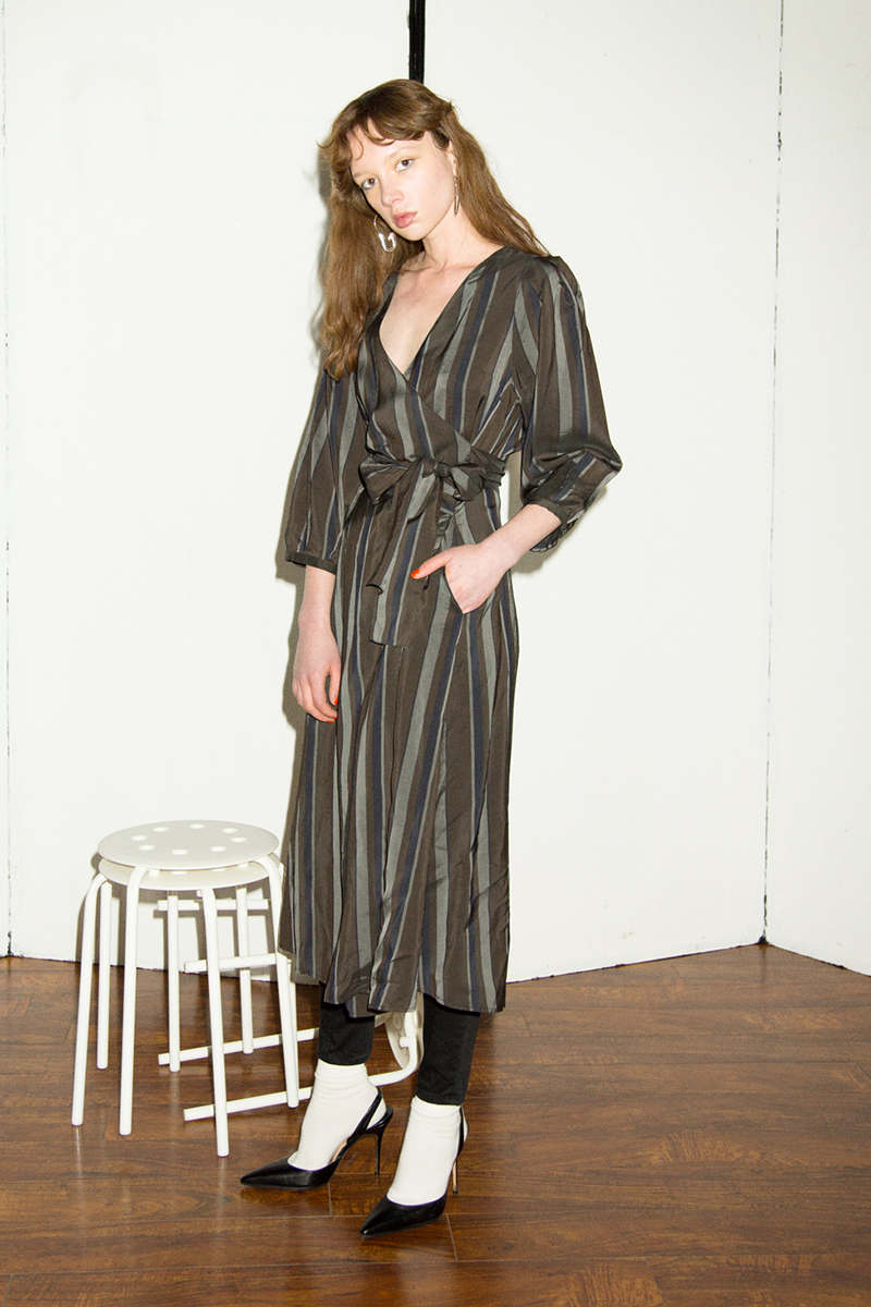 Stripe Dress 詳細画像 Navy 1