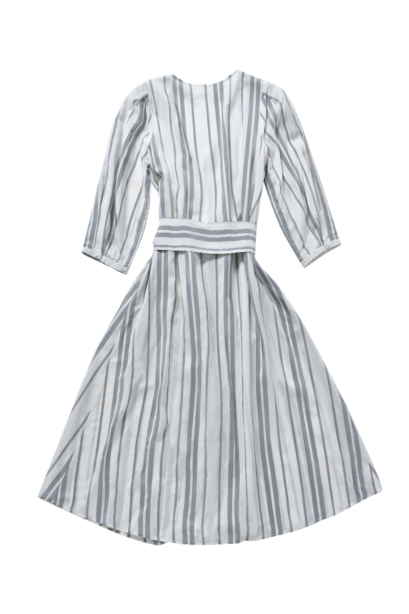 Stripe Dress 詳細画像 White 2
