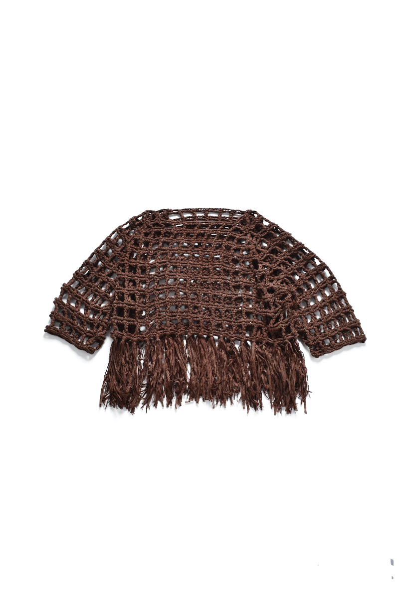 Tape Yarn Tops 詳細画像 Brown 1