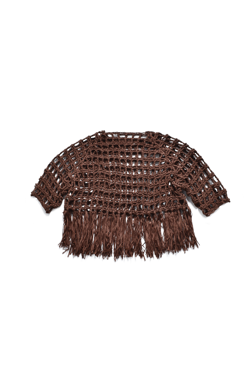 Tape Yarn Tops 詳細画像 Brown 2