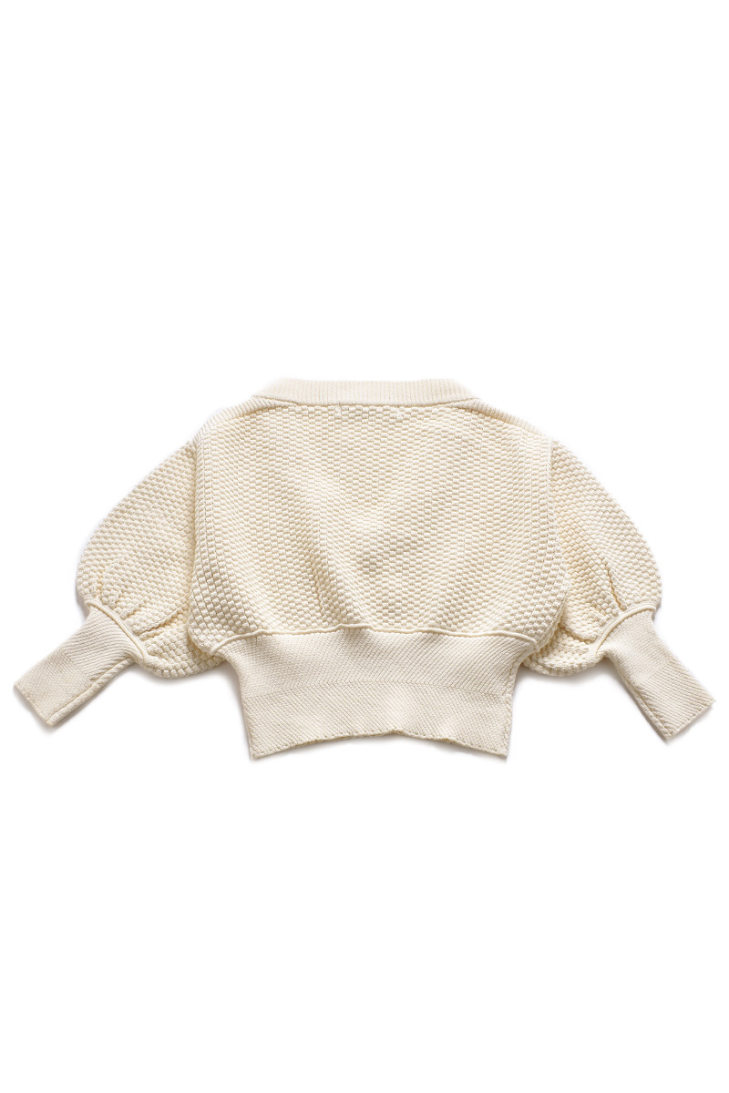 Corset Volume Sleeve Tops 詳細画像 White 2