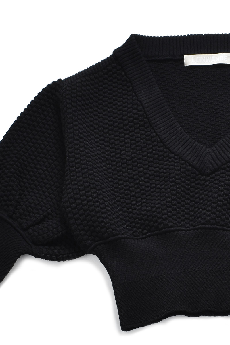 Corset Volume Sleeve Tops 詳細画像 Black 3
