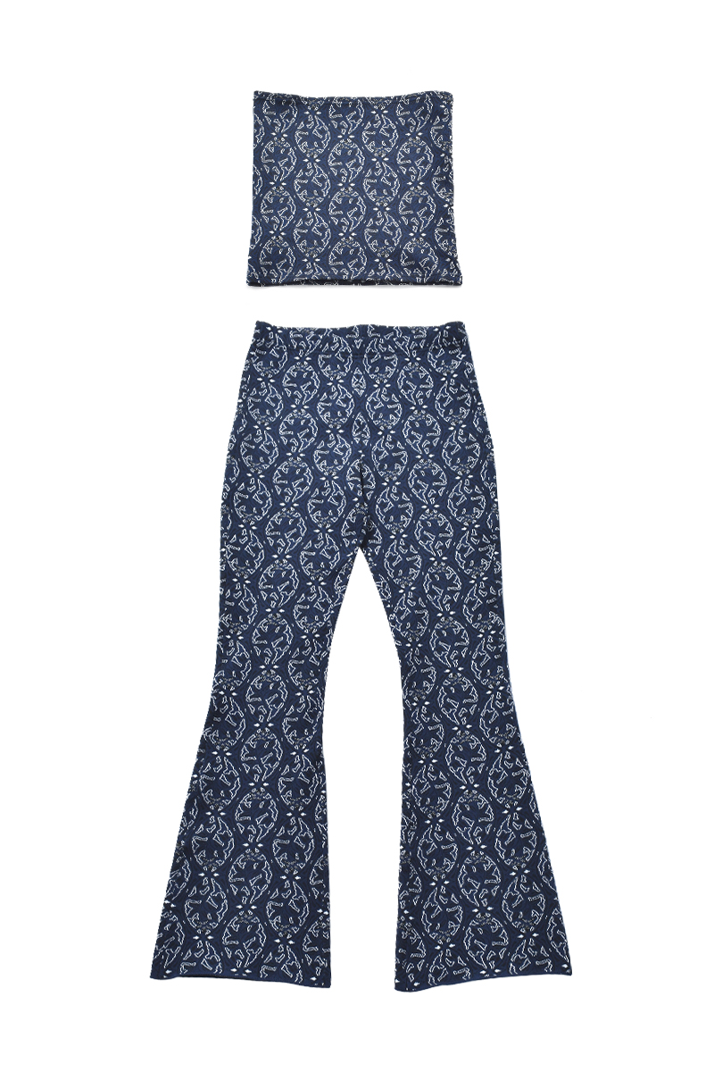 Jacquard Knit Trousers