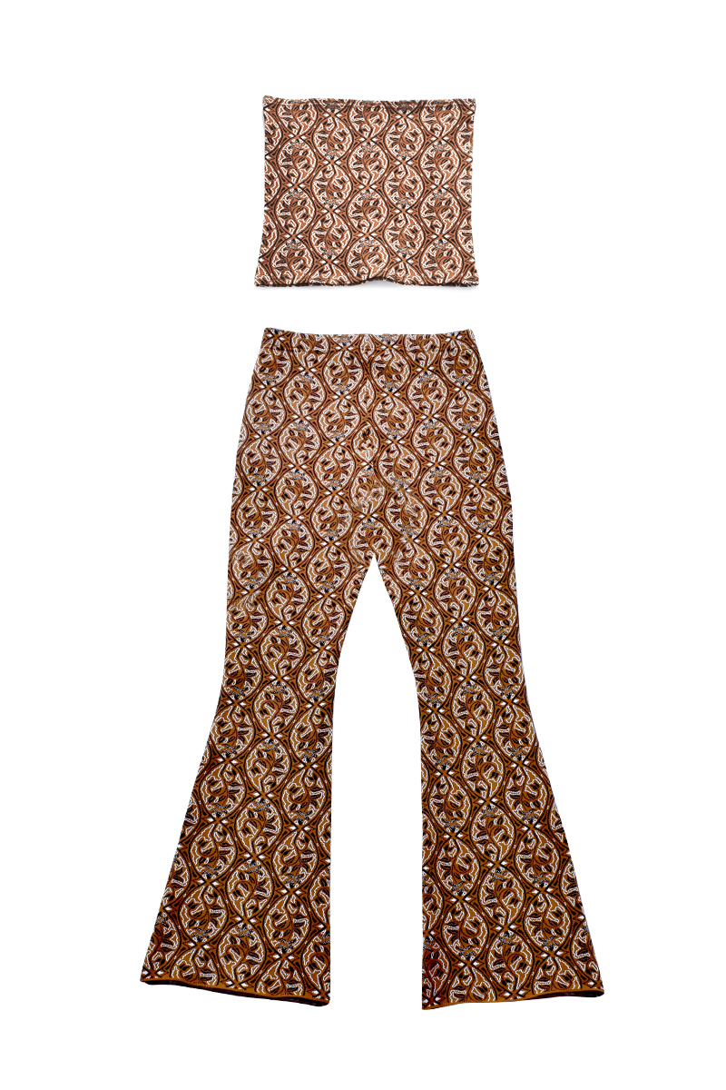 Jacquard Knit Trousers
