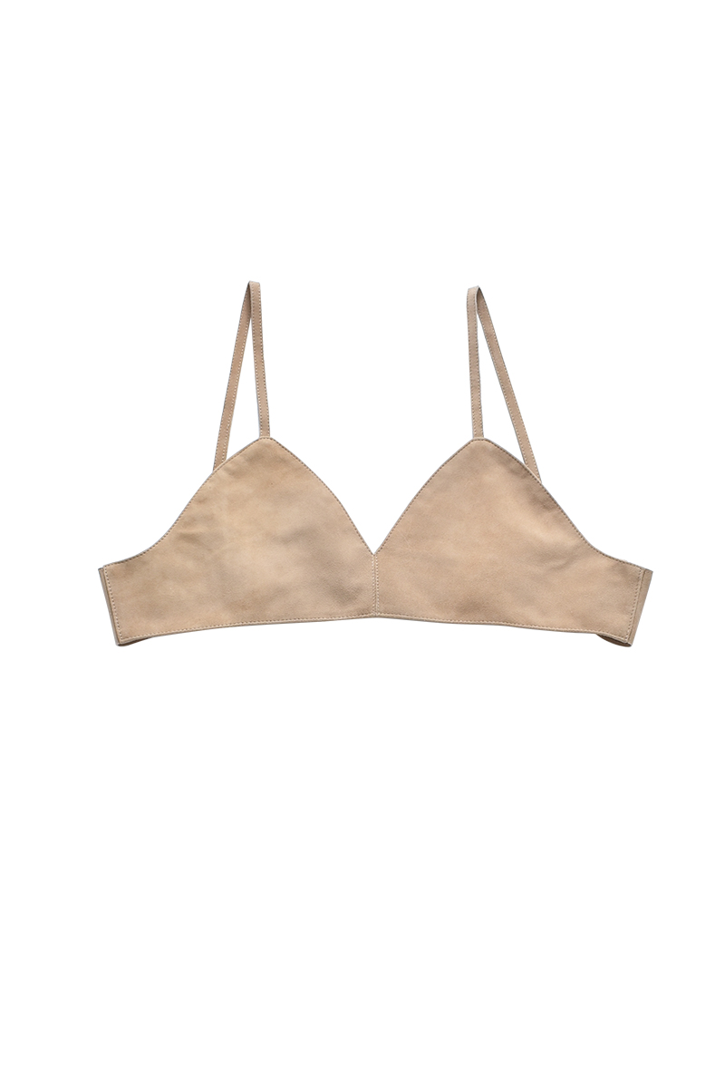 Leather Bra Top