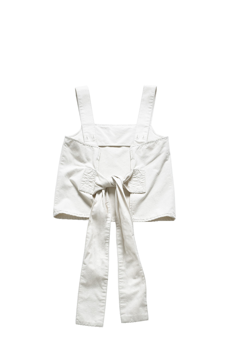 Apron Tops 詳細画像 White 2