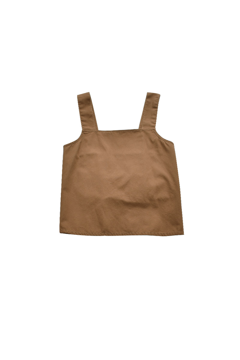 Apron Tops 詳細画像 Brown 1