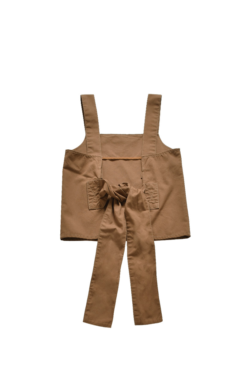 Apron Tops 詳細画像 Brown 2
