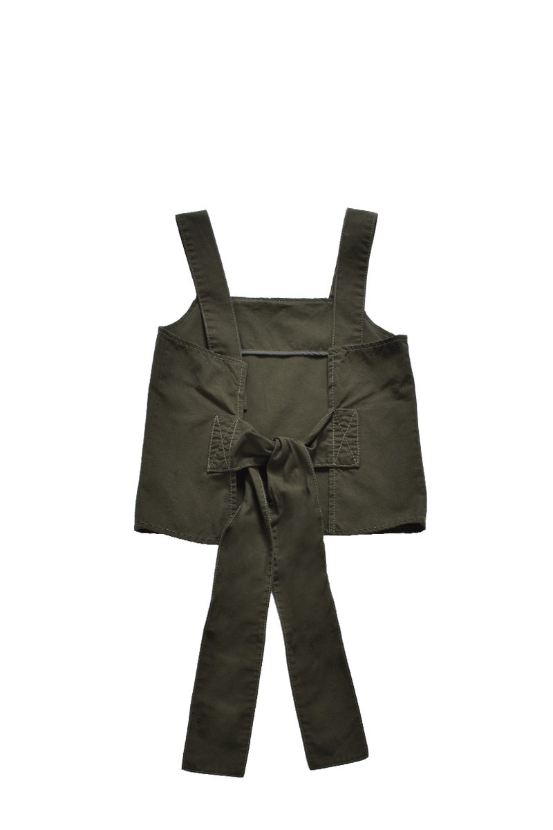 Apron Tops 詳細画像 Khaki 2