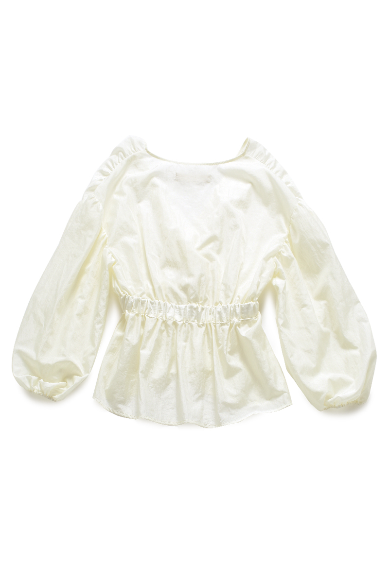 Nylon Blouse 詳細画像 White 2
