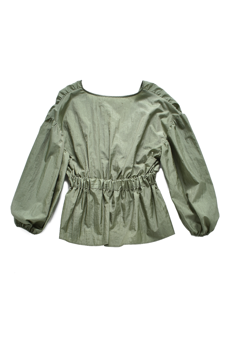 Nylon Blouse 詳細画像 Khaki 2