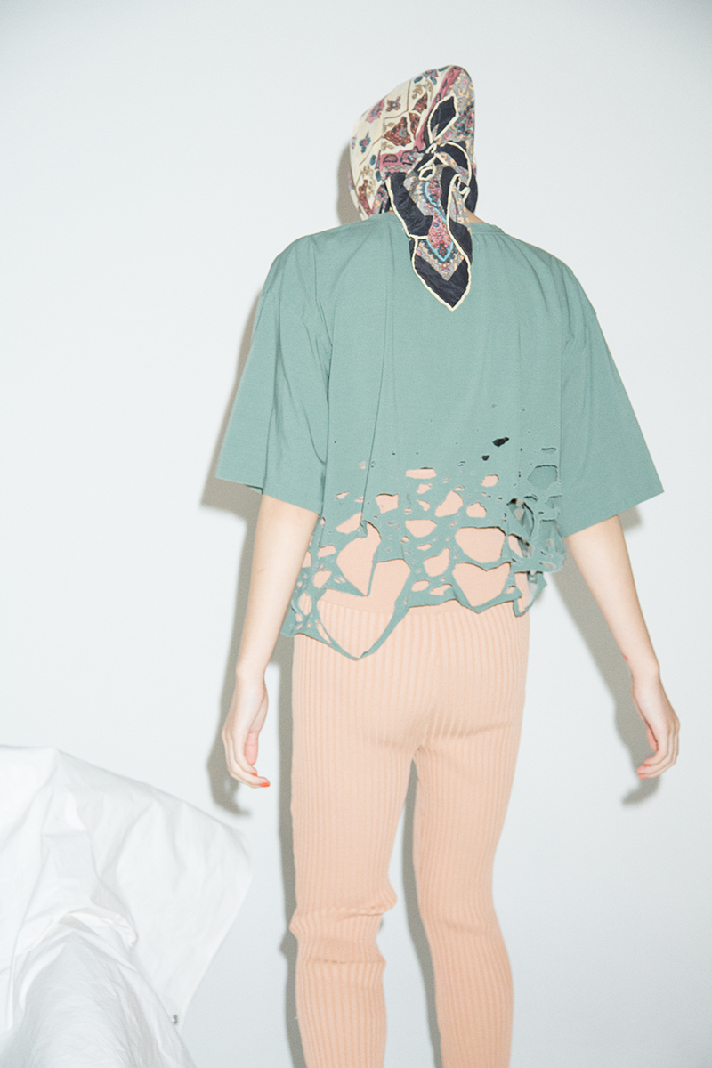 Damaged Tee 詳細画像 Green 2