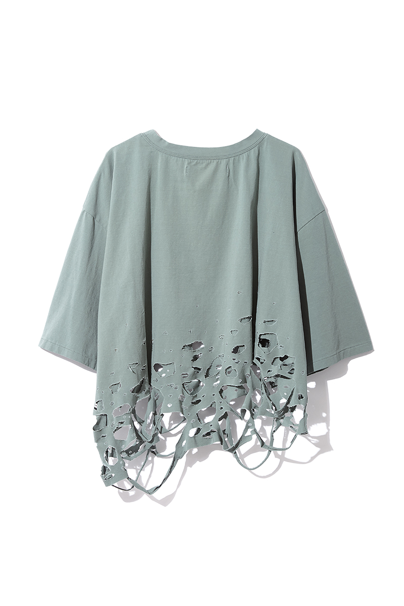 Damaged Tee 詳細画像 Green 2