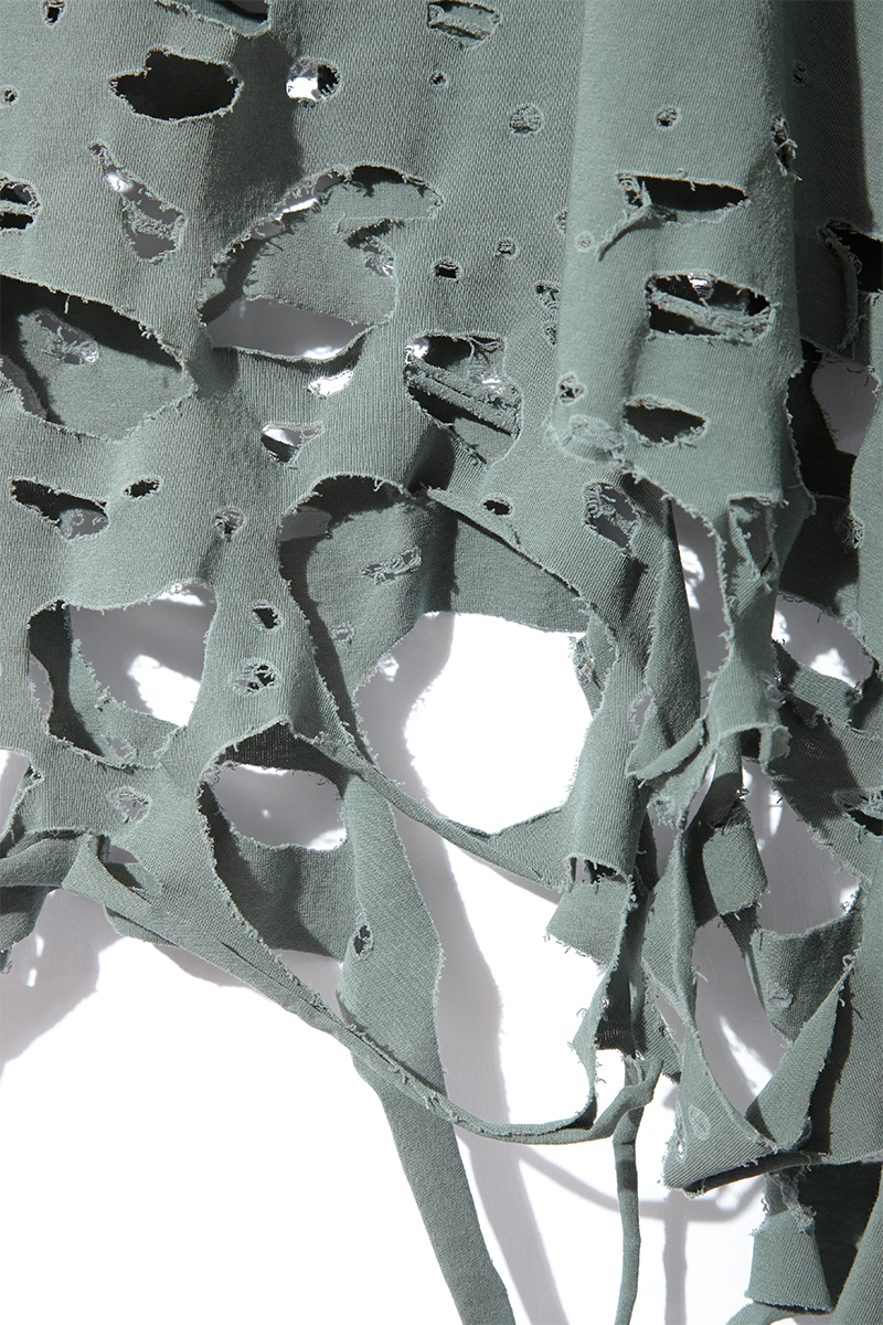 Damaged Tee 詳細画像 Green 3