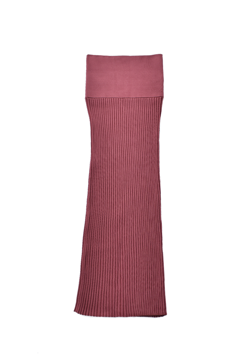 Rib Knit Tight Skirt