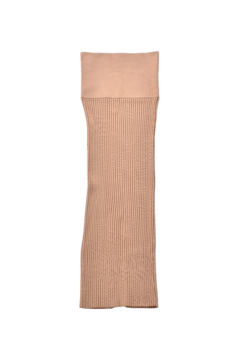 Rib Knit Tight Skirt 詳細画像 Beige 1