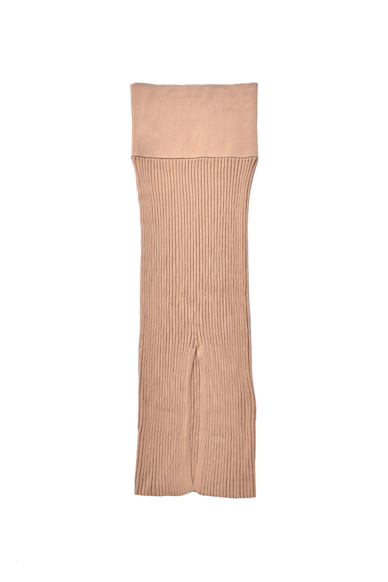 Rib Knit Tight Skirt 詳細画像 Beige 2