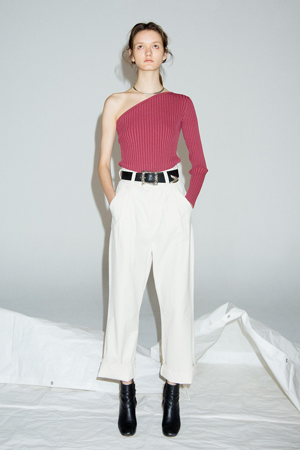 Tucked Straight Trouser