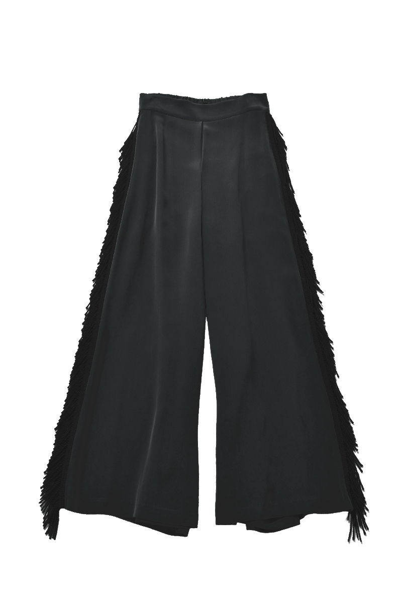 Line Fringe Trouser 詳細画像 Black 1