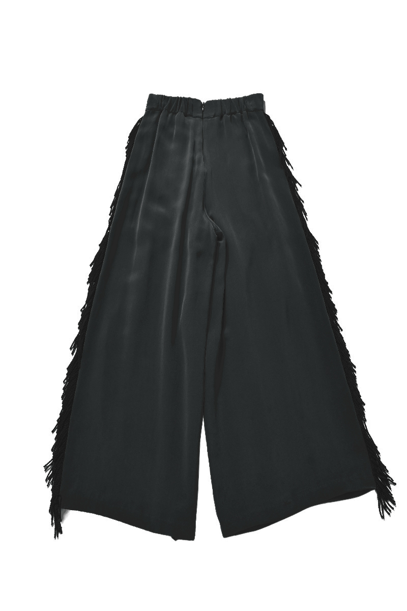 Line Fringe Trouser 詳細画像 Black 2