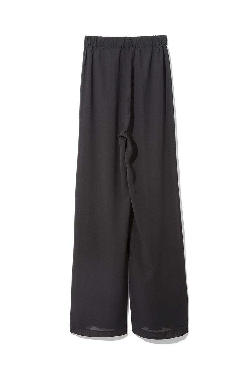 Sheer Straight Trouser 詳細画像 Black 2