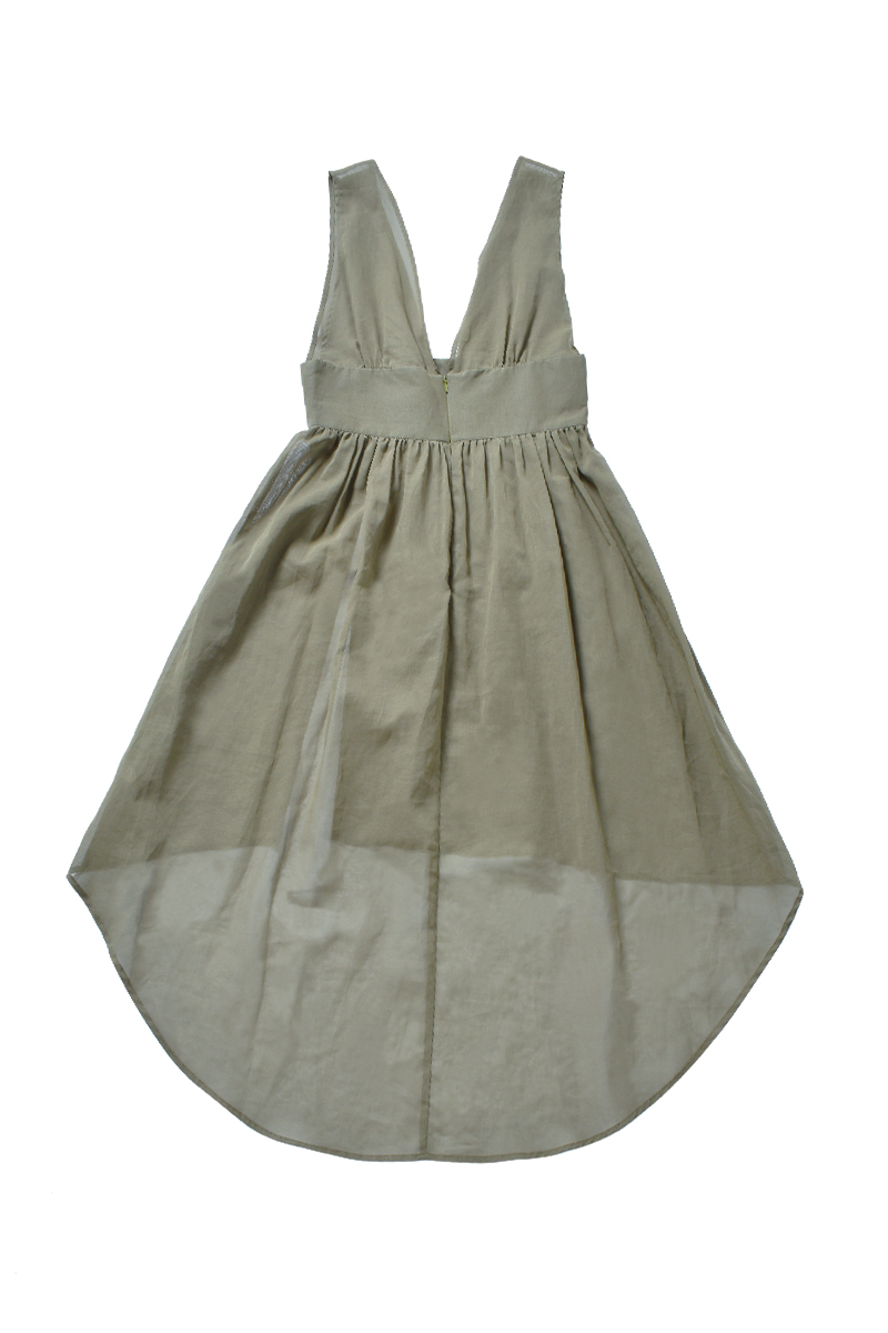 Organdy Dress 詳細画像 Khaki 2