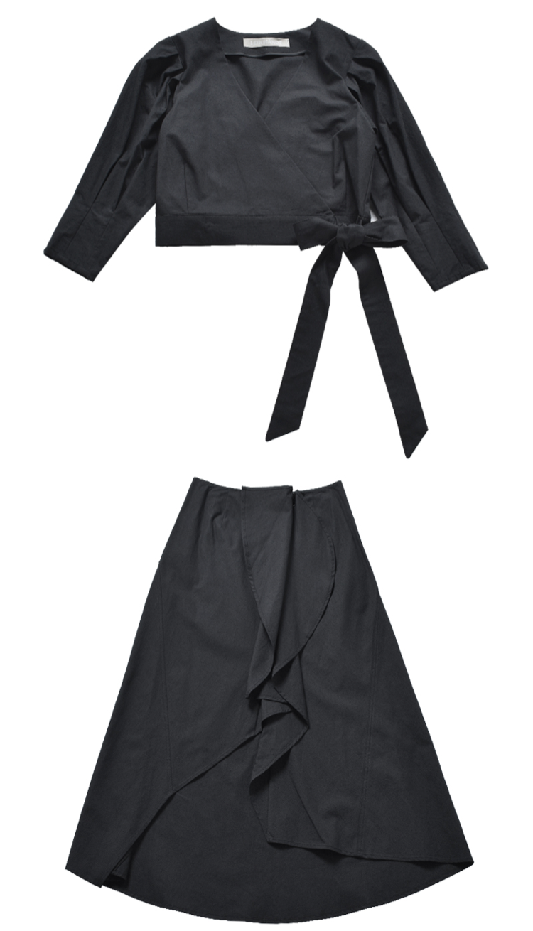 Sleeve Tucked 2 Piece