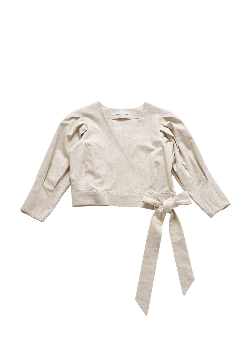 Sleeve Tucked 2 Piece 詳細画像 White 1