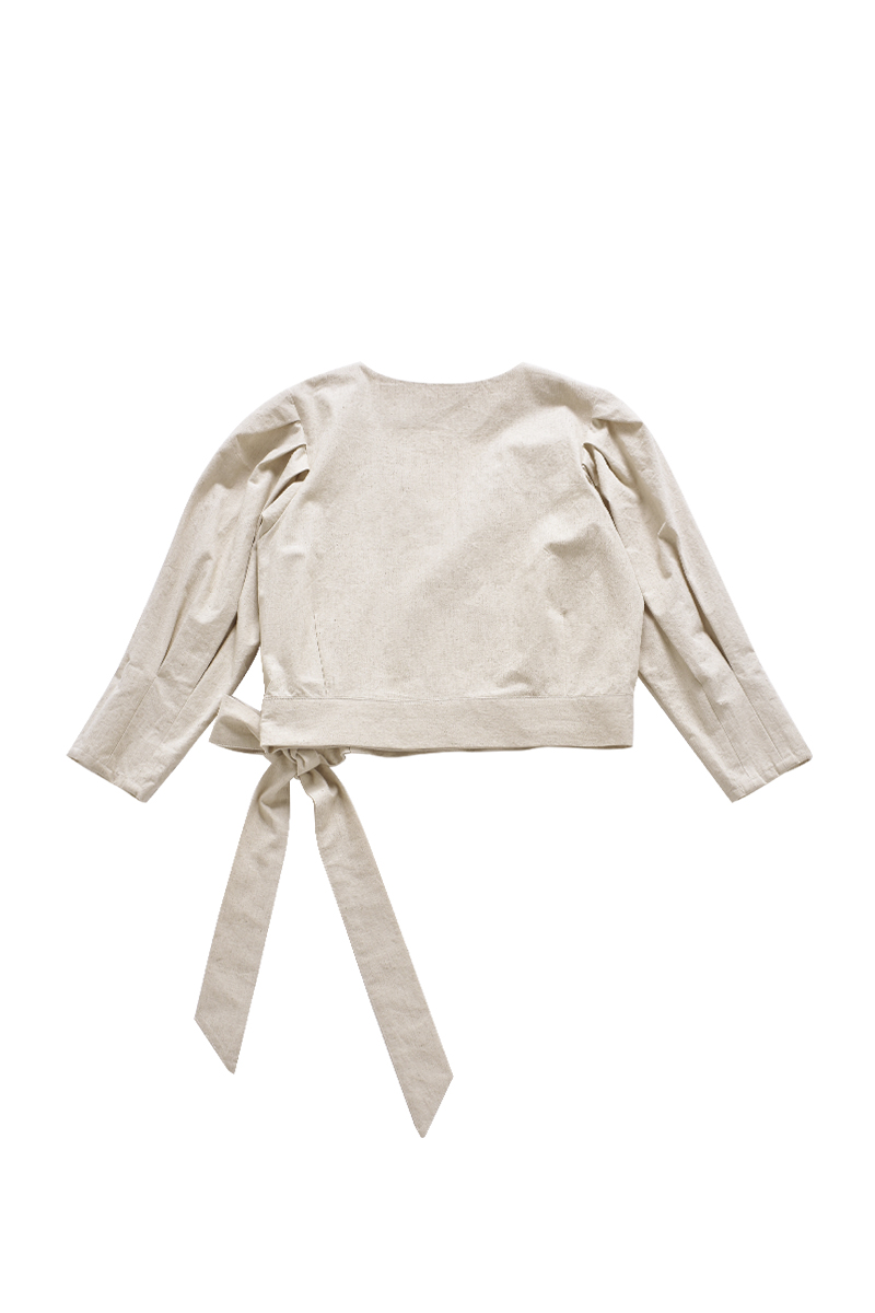 Sleeve Tucked 2 Piece 詳細画像 White 2