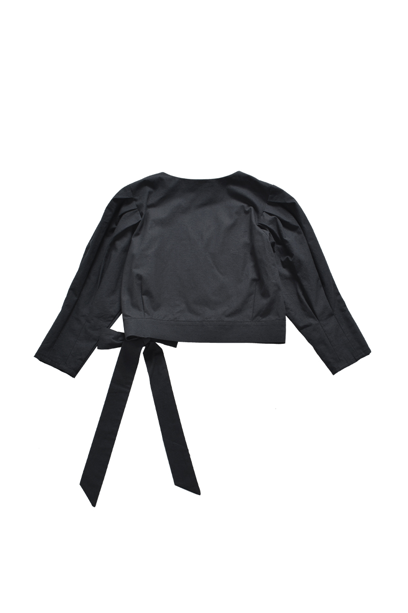 Sleeve Tucked 2 Piece 詳細画像 Black 2