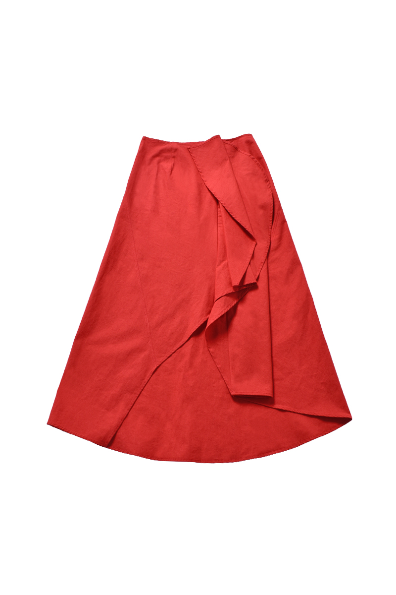 Sleeve Tucked 2 Piece 詳細画像 Red 3