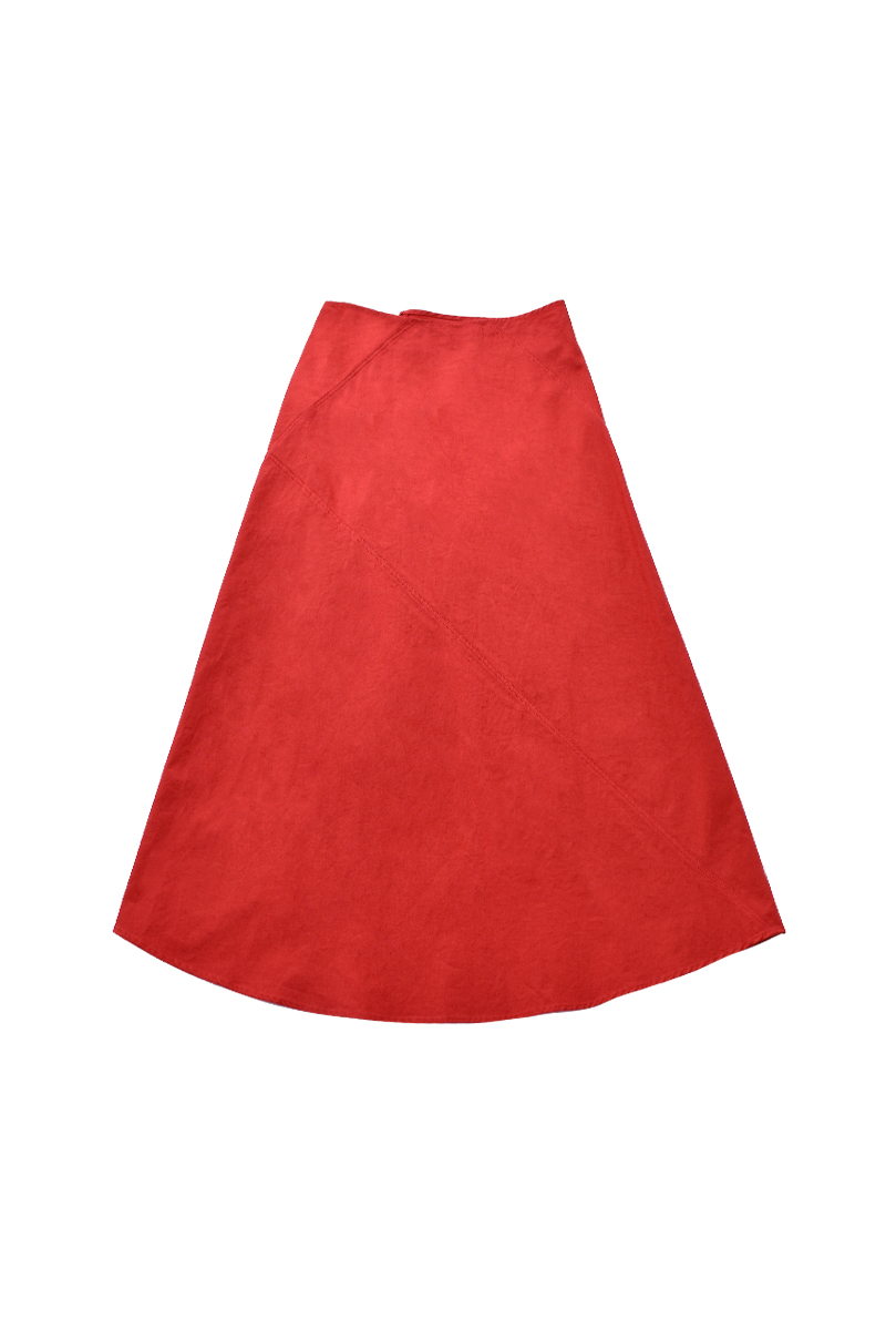 Sleeve Tucked 2 Piece 詳細画像 Red 4
