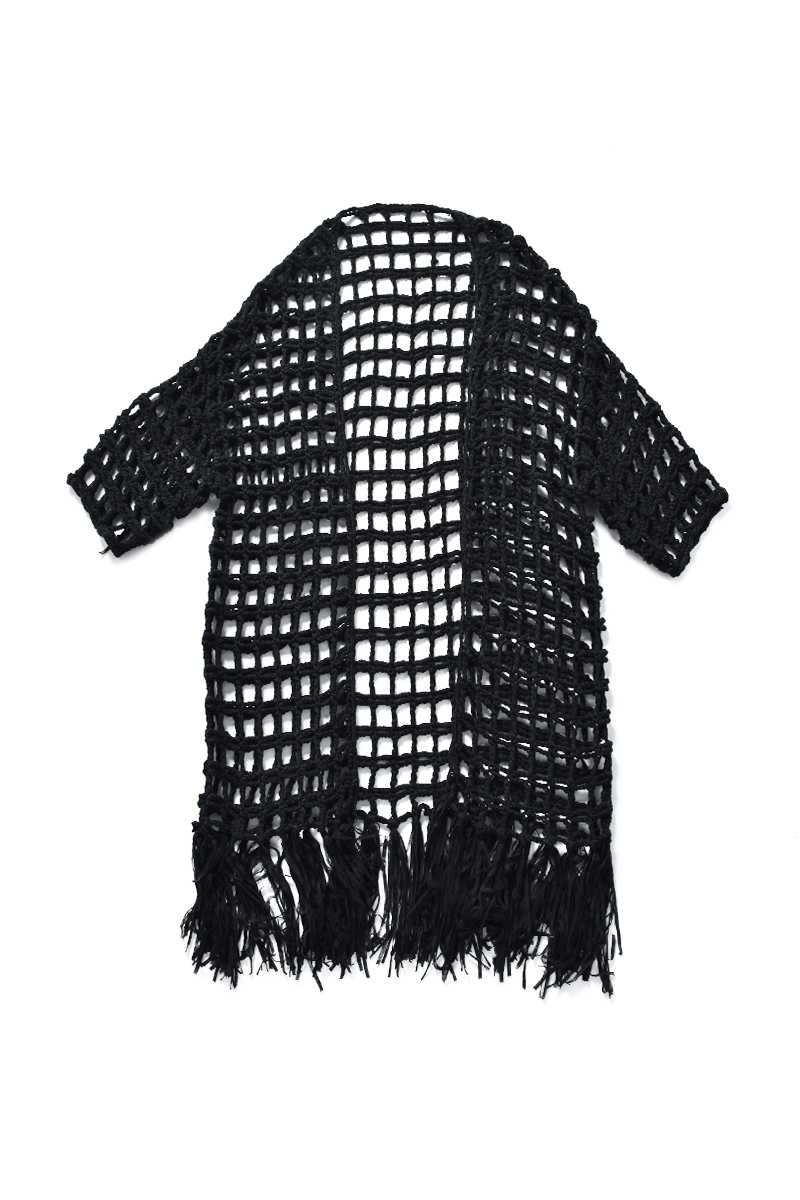 Tape Yarn Long Gown