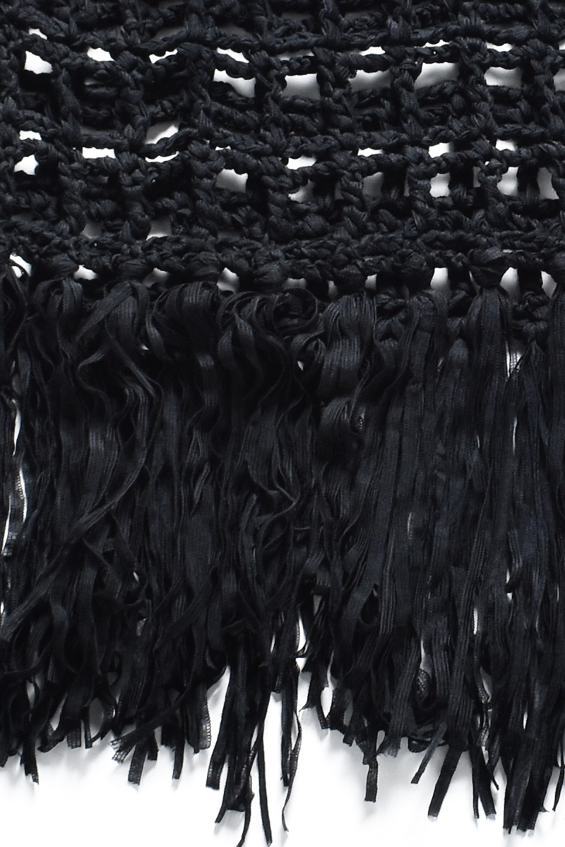 Tape Yarn Long Gown 詳細画像 Black 3