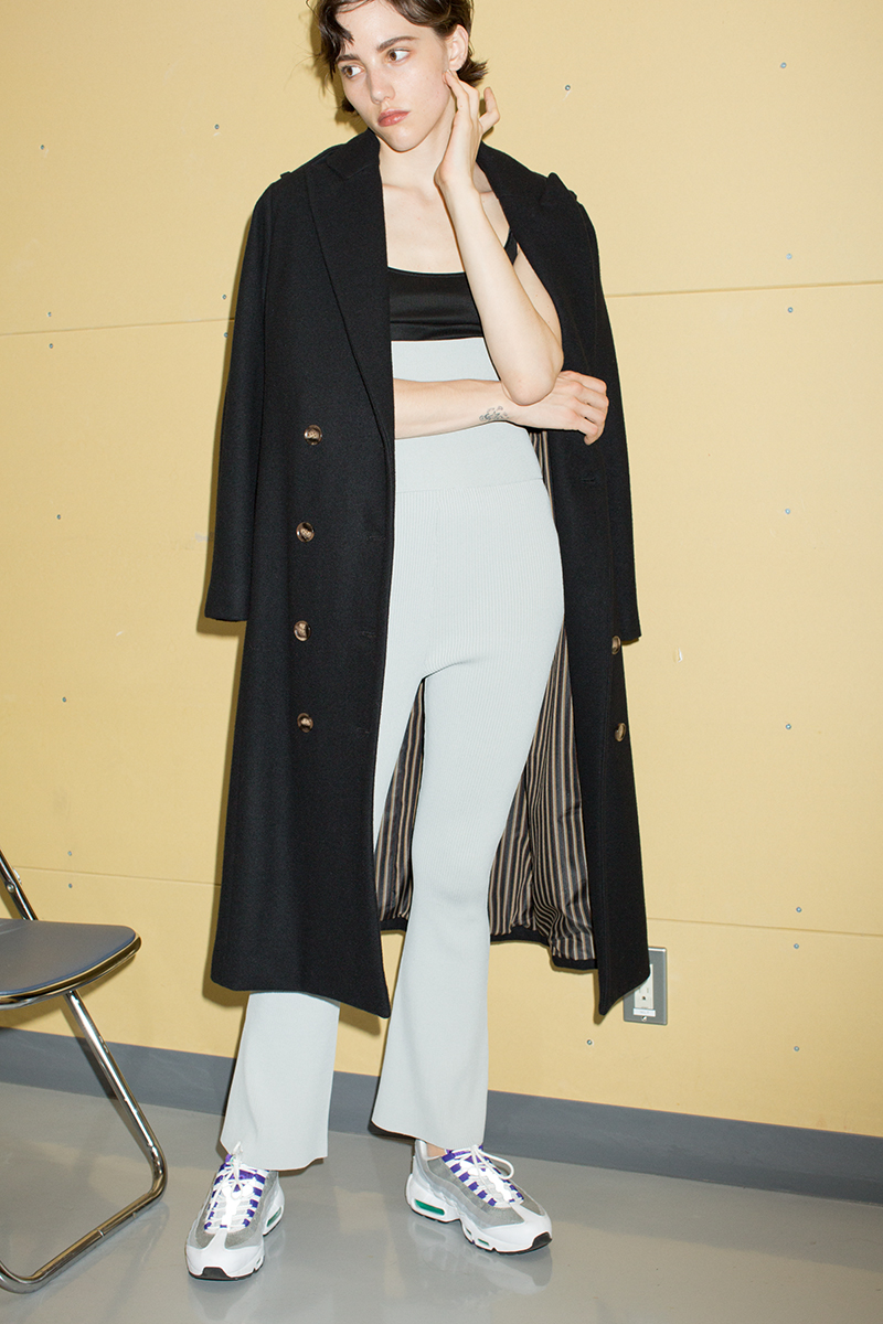 Double  Breasted Long Coat 詳細画像 Black 1